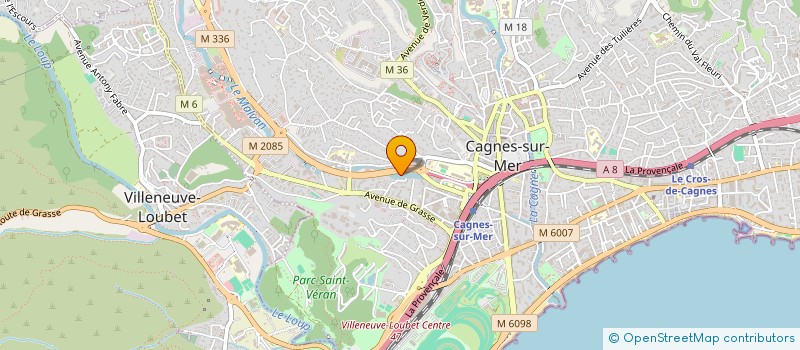localisation de l'entreprise MADAME VANESSA MOHAMED à CAGNES-SUR-MER