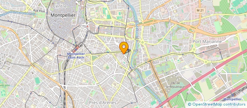 localisation de l'entreprise MADAME VANESSA MOLINIER à MONTPELLIER