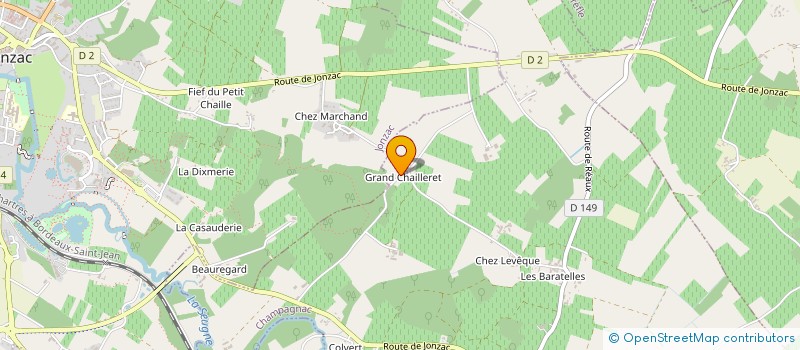 localisation de l'entreprise MADAME VANESSA MONARD à CHAMPAGNAC