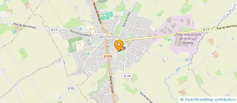 localisation de l'entreprise MADAME VANESSA MONIQUE MARI DESMIDT  WORMHOUT