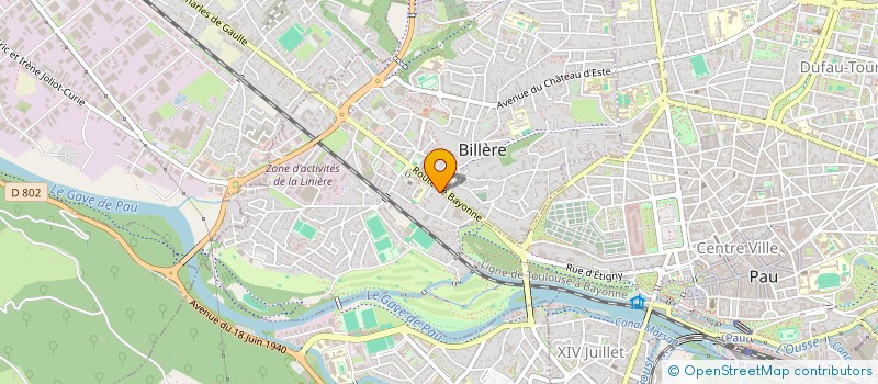 localisation de l'entreprise MADAME VANESSA MONTECATINE  BILLERE