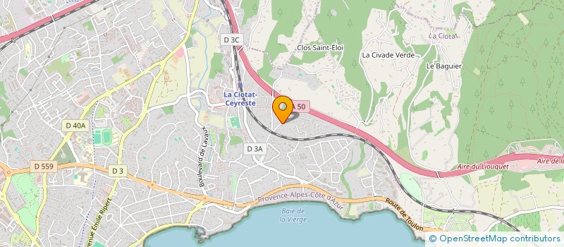 localisation de l'entreprise MADAME VANESSA MONTURY  LA CIOTAT