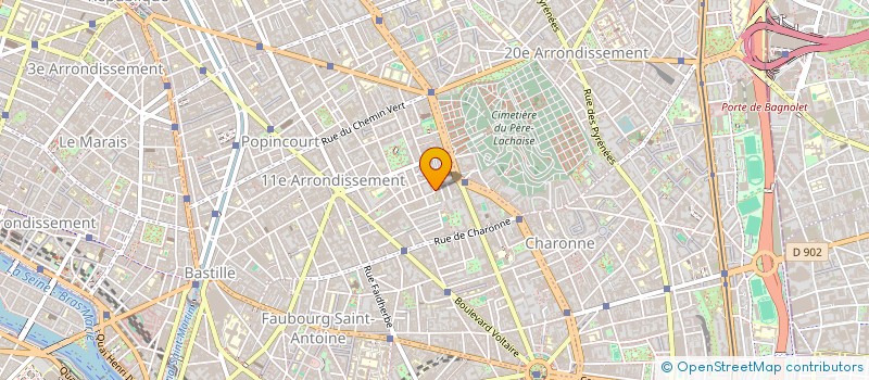 localisation de l'entreprise MADAME VANESSA MORAND  PARIS