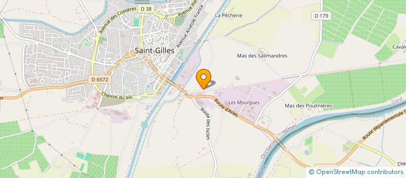 localisation de l'entreprise MADAME VANESSA MOREL  SAINT-GILLES