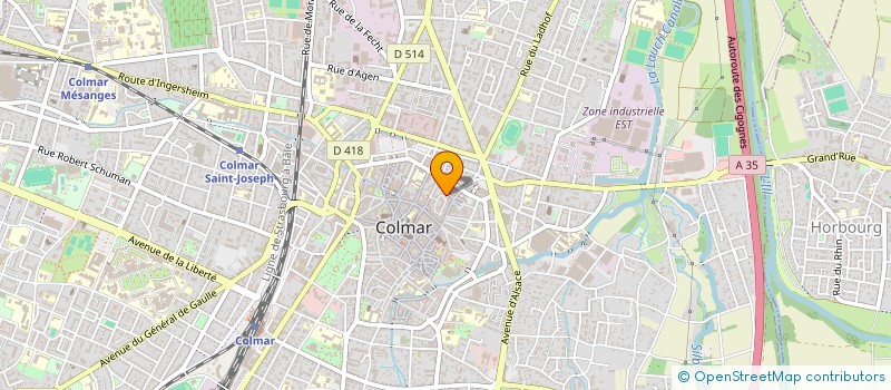localisation de l'entreprise MADAME VANESSA MOSELLE  COLMAR