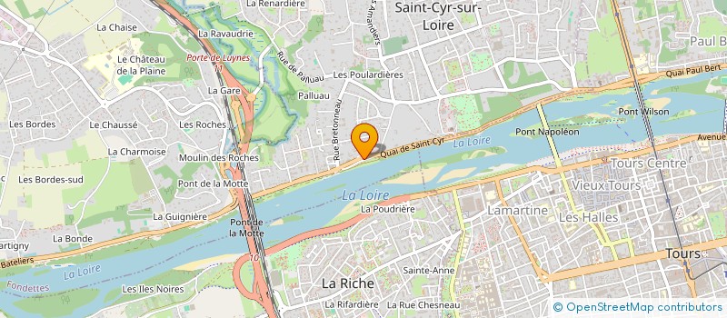 localisation de l'entreprise MADAME VANESSA MOTRET  SAINT-CYR-SUR-LOIRE