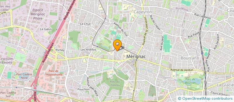 localisation de l'entreprise MADAME VANESSA MOURA DE PAULA  MERIGNAC