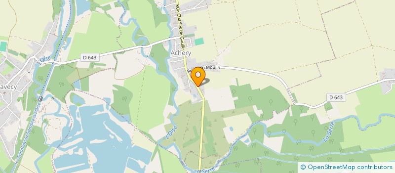 localisation de l'entreprise MADAME VANESSA MOUTON  ACHERY