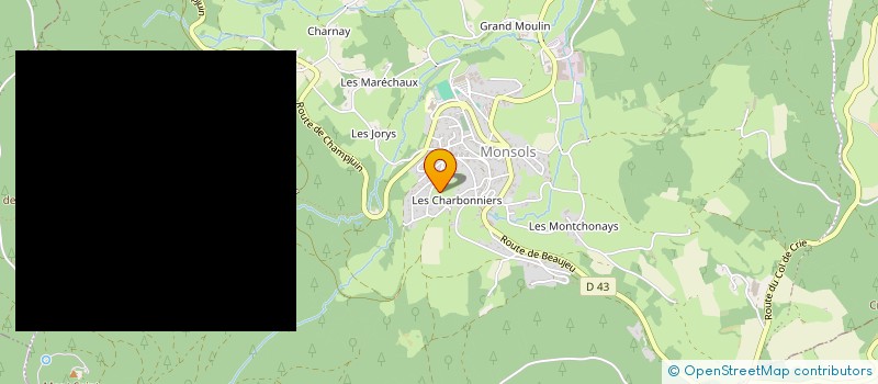 localisation de l'entreprise MADAME VANESSA NEEL  DEUX-GROSNES