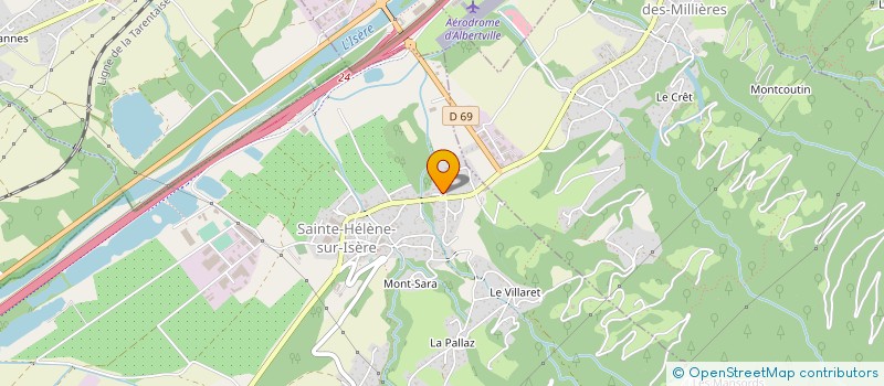 localisation de l'entreprise MADAME VANESSA NEYROUD  SAINTE-HELENE-SUR-ISERE