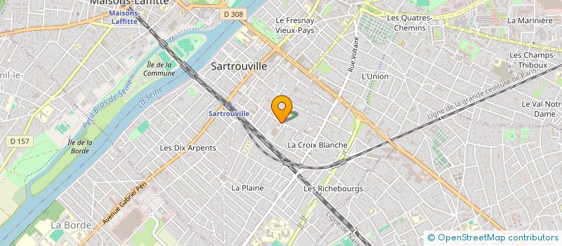 localisation de l'entreprise MADAME VANESSA NGUYEN  SARTROUVILLE