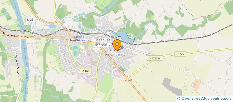 localisation de l'entreprise MADAME VANESSA NICOLAS-JARNAN  LUSSAC-LES-CHATEAUX