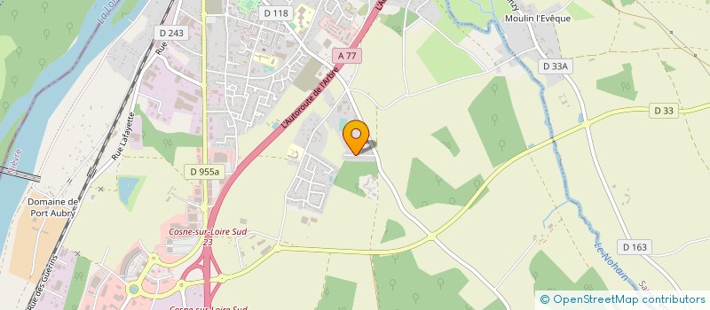 localisation de l'entreprise MADAME VANESSA NIECHCIELSKI à COSNE-COURS-SUR-LOIRE