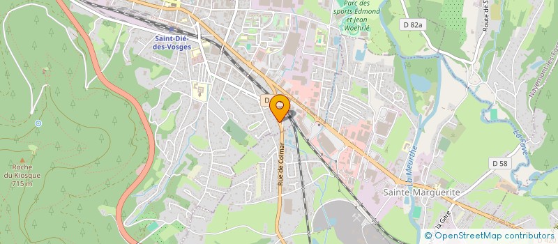 localisation de l'entreprise MADAME VANESSA NOEL  SAINT-DIE-DES-VOSGES