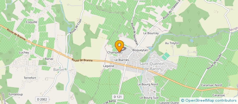 localisation de l'entreprise MADAME VANESSA ODELLI  SAINT-QUENTIN-DE-BARON