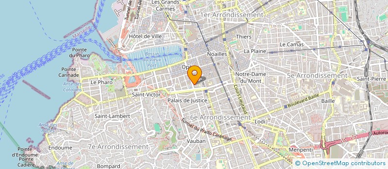 localisation de l'entreprise MADAME VANESSA OLIVIER  MARSEILLE