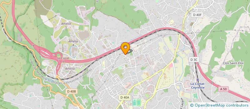 localisation de l'entreprise MADAME VANESSA OLLIER  LA CIOTAT