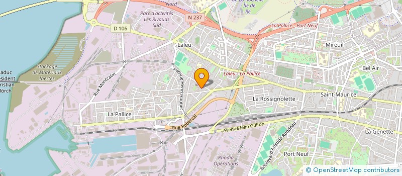 localisation de l'entreprise MADAME VANESSA ORVAIN  LA ROCHELLE