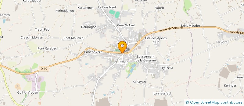 localisation de l'entreprise MADAME VANESSA OSSWALD à CLEDER