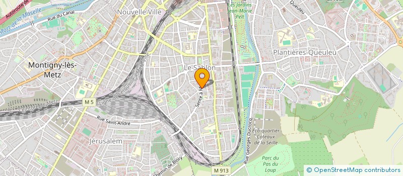 localisation de l'entreprise MADAME VANESSA PANDORE  METZ