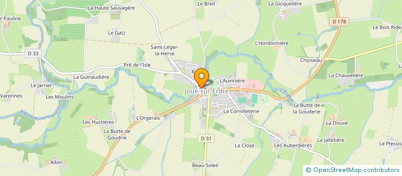 localisation de l'entreprise MADAME VANESSA PAPAIL  JOUE-SUR-ERDRE