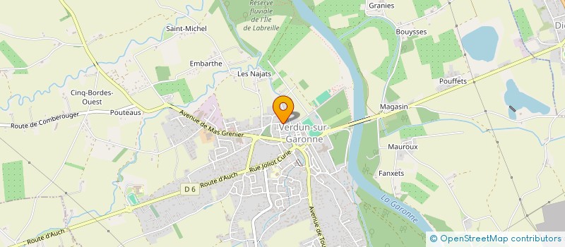 localisation de l'entreprise MADAME VANESSA PASQUET  VERDUN-SUR-GARONNE