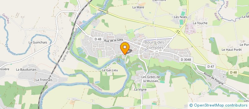 localisation de l'entreprise MADAME VANESSA PAUL  BOURG-DES-COMPTES