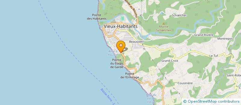localisation de l'entreprise MADAME VANESSA PAULIN à VIEUX-HABITANTS