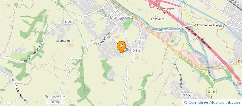 localisation de l'entreprise MADAME VANESSA PAVLOVIC à MONTGISCARD