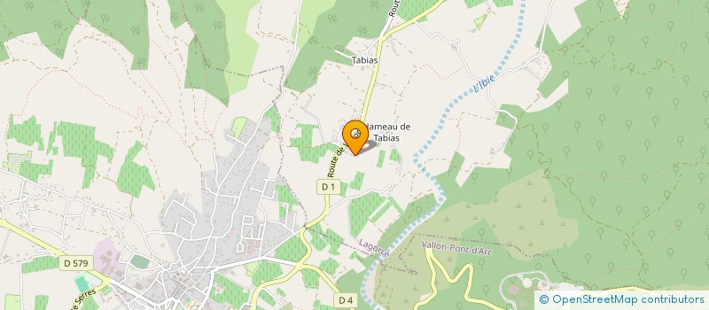 localisation de l'entreprise MADAME VANESSA PEGORER  LAGORCE