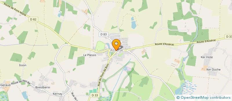 localisation de l'entreprise MADAME VANESSA PELTIER  ASSERAC