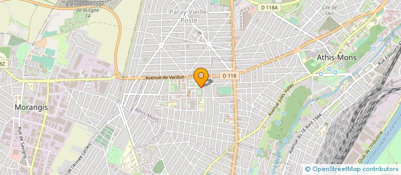 localisation de l'entreprise MADAME VANESSA PEREIRA BASTISTA  ATHIS-MONS