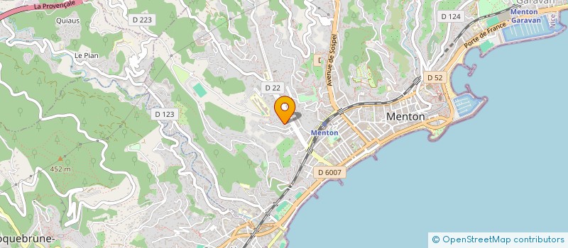 localisation de l'entreprise MADAME VANESSA PEREIRA RIOS à MENTON