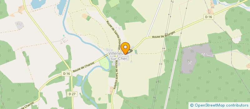 localisation de l'entreprise MADAME VANESSA PERONNET  VILLENEUVE-SUR-CHER