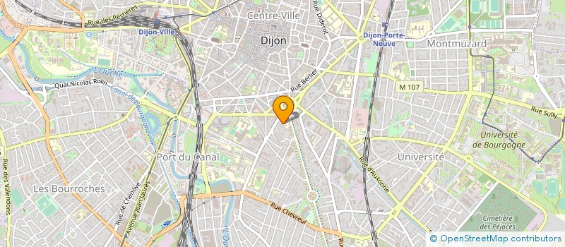 localisation de l'entreprise MADAME VANESSA PERRAUT à DIJON