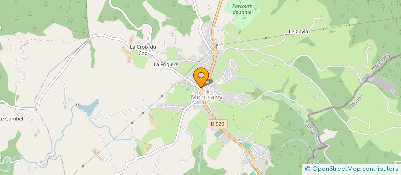 localisation de l'entreprise MADAME VANESSA PERRIER à MONTSALVY