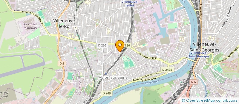 localisation de l'entreprise MADAME VANESSA PERRIER  VILLENEUVE-LE-ROI