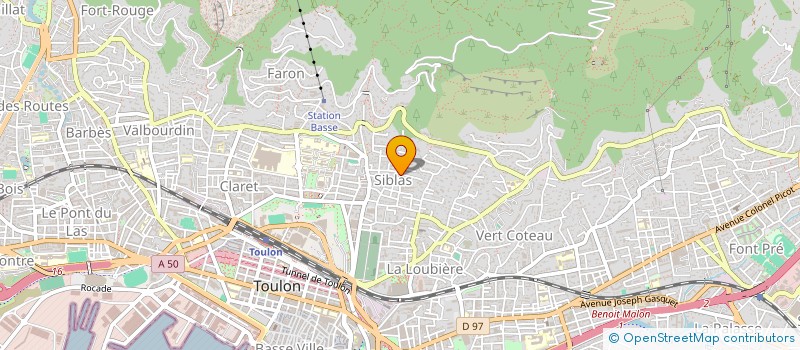 localisation de l'entreprise MADAME VANESSA PERRON  TOULON