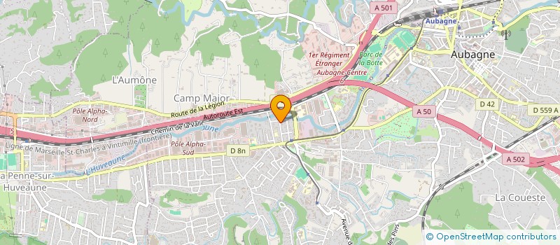 localisation de l'entreprise MADAME VANESSA PERROT  AUBAGNE