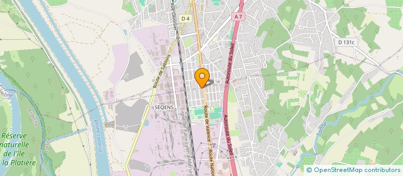 localisation de l'entreprise MADAME VANESSA PESO BORGES  ROUSSILLON