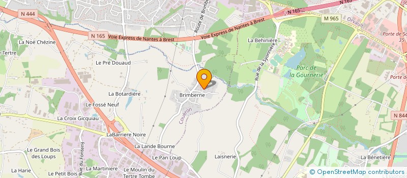 localisation de l'entreprise MADAME VANESSA PETIGNOT à COUERON