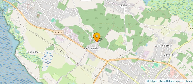 localisation de l'entreprise MADAME VANESSA PETREAU  BOURCEFRANC-LE-CHAPUS