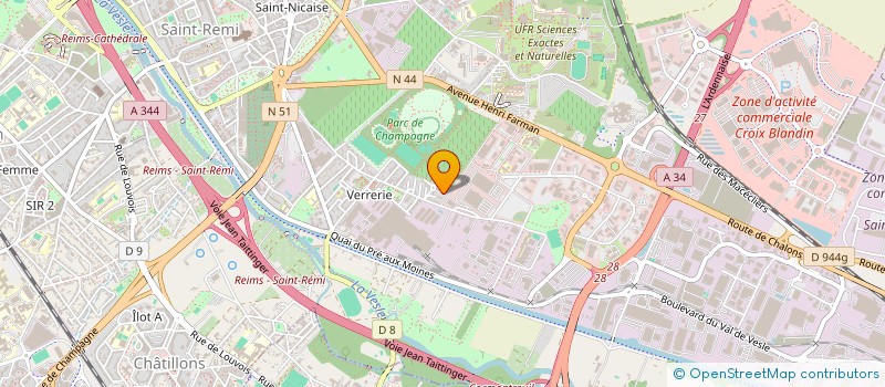 localisation de l'entreprise MADAME VANESSA PETROT  REIMS
