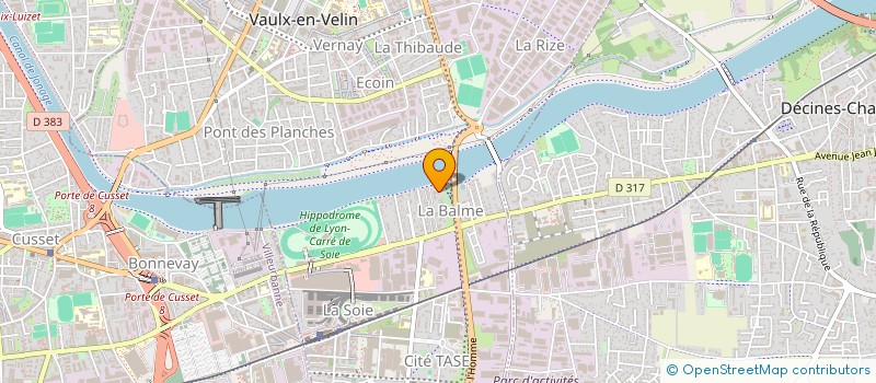 localisation de l'entreprise MADAME VANESSA PHANOUVONG  VAULX-EN-VELIN