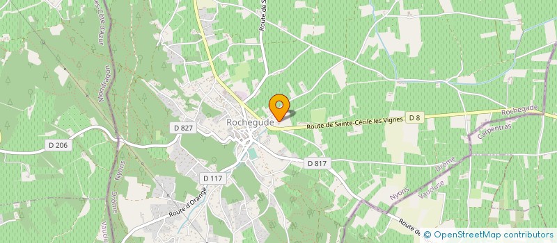 localisation de l'entreprise MADAME VANESSA PHILIBERT  ROCHEGUDE