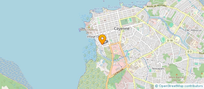 localisation de l'entreprise MADAME VANESSA PHILIPPE  CAYENNE