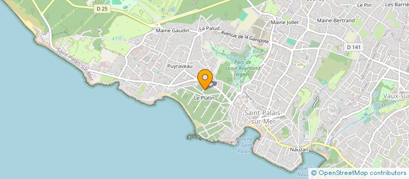 localisation de l'entreprise MADAME VANESSA PIASTRA  SAINT-PALAIS-SUR-MER