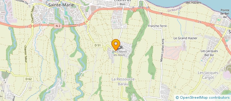localisation de l'entreprise MADAME VANESSA PICARD à SAINTE-MARIE