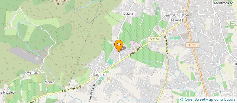 localisation de l'entreprise MADAME VANESSA PIERREDON  BAGARD