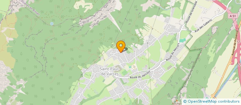 localisation de l'entreprise MADAME VANESSA PIGOT  SAINT-PAUL-DE-VARCES